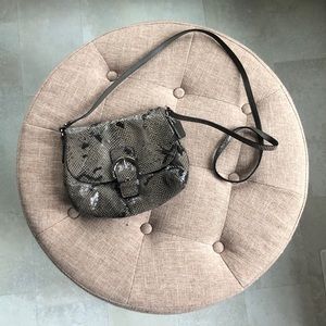 Coach snakeskin crossbody
